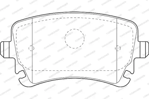 накладки WAGNER WBP23326B