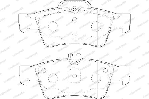 накладки WAGNER WBP23334A