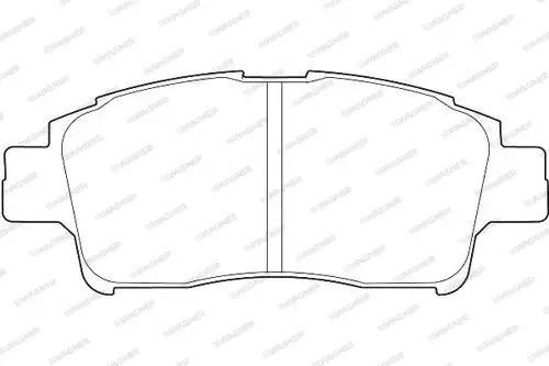 накладки WAGNER WBP23348A
