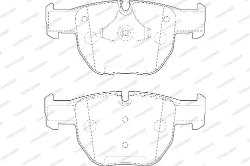 накладки WAGNER WBP23397A