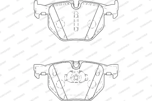 накладки WAGNER WBP23447A