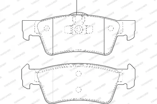 накладки WAGNER WBP23467A