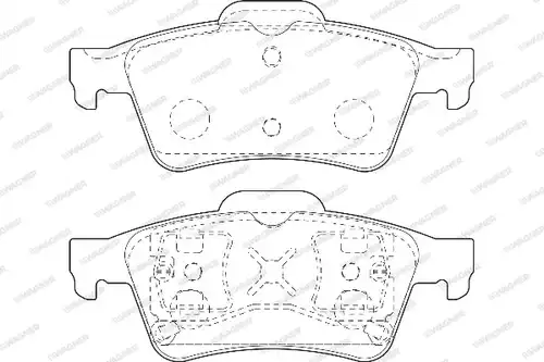 накладки WAGNER WBP23482A