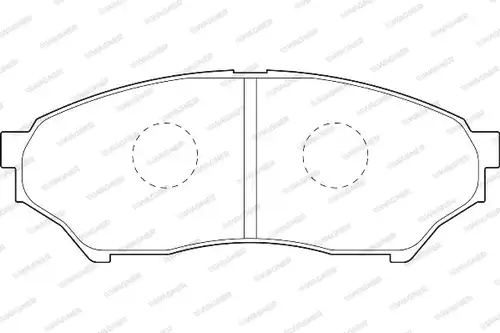 накладки WAGNER WBP23487A