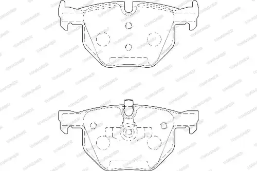 накладки WAGNER WBP23550A