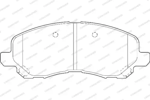 накладки WAGNER WBP23584A