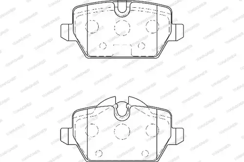 накладки WAGNER WBP23623A