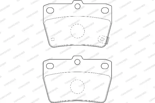 накладки WAGNER WBP23656A