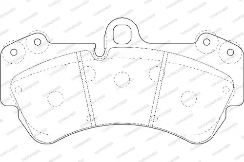 накладки WAGNER WBP23692A