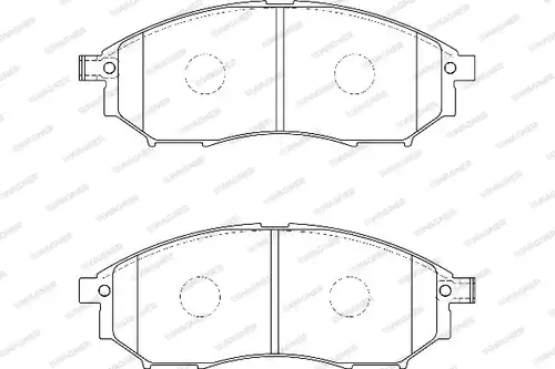 накладки WAGNER WBP23698A
