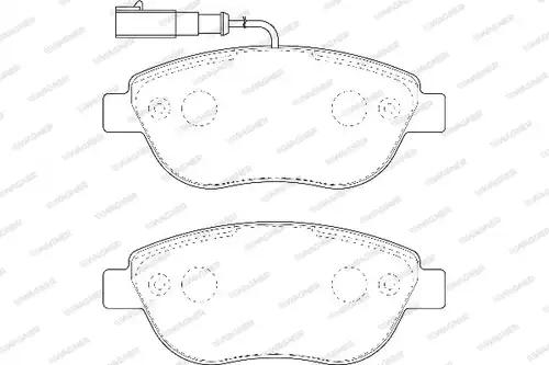 накладки WAGNER WBP23708A