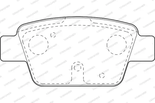 накладки WAGNER WBP23714A