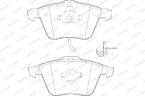 накладки WAGNER WBP23762A