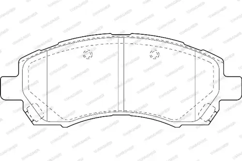накладки WAGNER WBP23780A