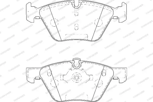 накладки WAGNER WBP23794A