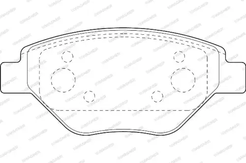 накладки WAGNER WBP23934A