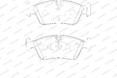 накладки WAGNER WBP23935A