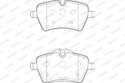 накладки WAGNER WBP23984A