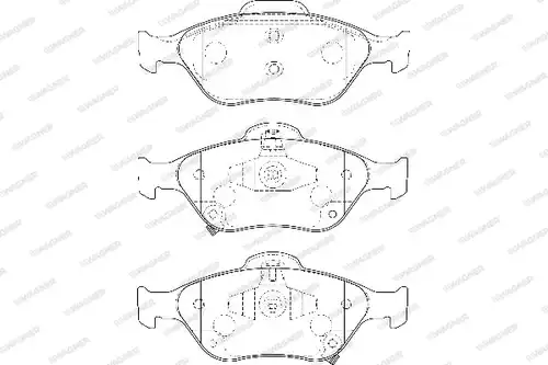 накладки WAGNER WBP24022A