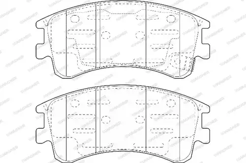 накладки WAGNER WBP24046A