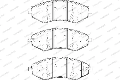 накладки WAGNER WBP24062B