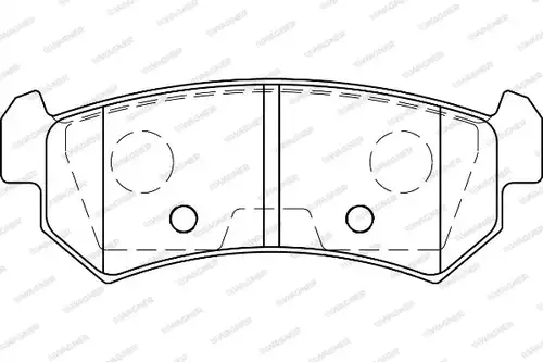 накладки WAGNER WBP24071A