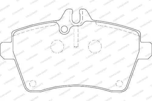 накладки WAGNER WBP24077A