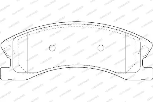 накладки WAGNER WBP24083A