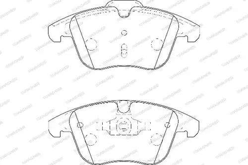 накладки WAGNER WBP24123A