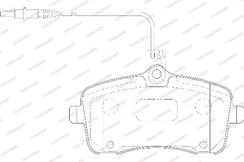 накладки WAGNER WBP24134A