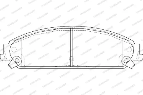 накладки WAGNER WBP24164A