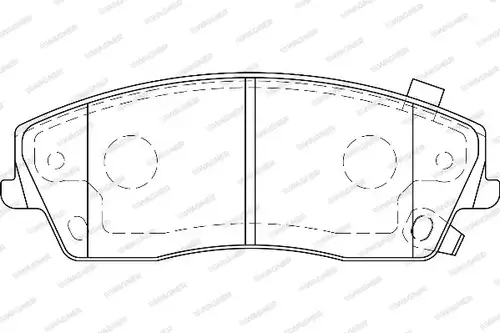 накладки WAGNER WBP24166A