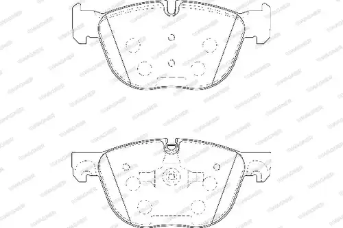 накладки WAGNER WBP24170A