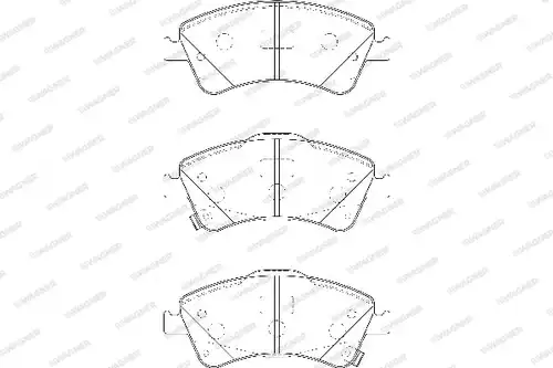 накладки WAGNER WBP24204A