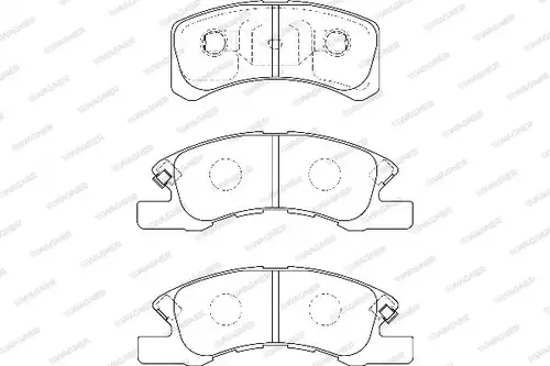 накладки WAGNER WBP24229A