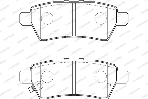 накладки WAGNER WBP24240A