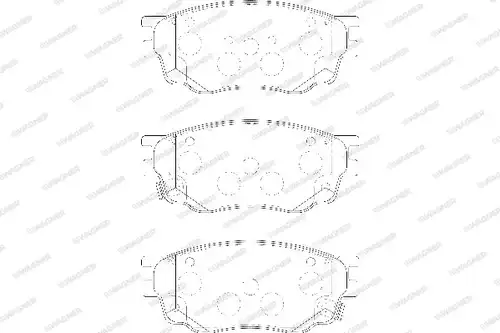 накладки WAGNER WBP24246A