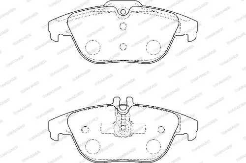 накладки WAGNER WBP24253A