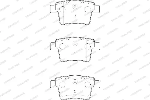 накладки WAGNER WBP24260A