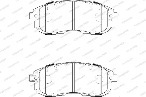 накладки WAGNER WBP24280A