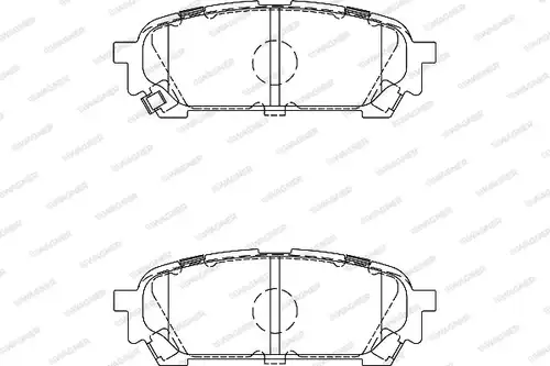 накладки WAGNER WBP24331A
