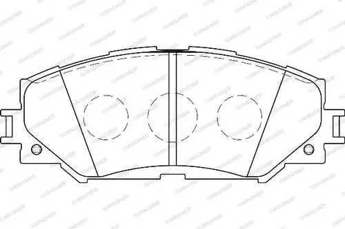 накладки WAGNER WBP24336A