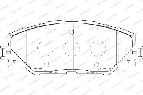 накладки WAGNER WBP24337A