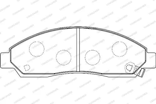накладки WAGNER WBP24370A