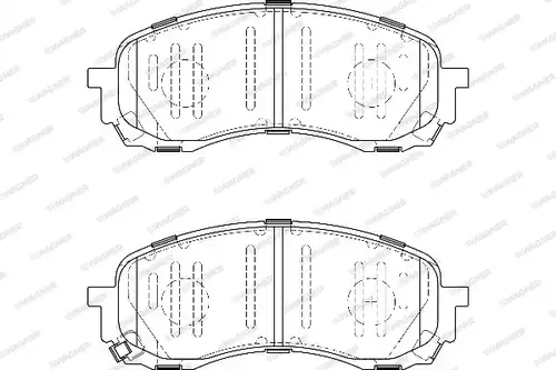 накладки WAGNER WBP24372A