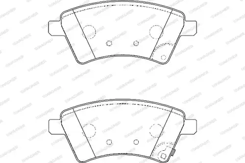 накладки WAGNER WBP24391A
