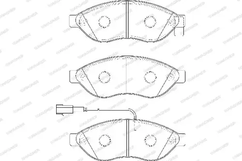 накладки WAGNER WBP24468A