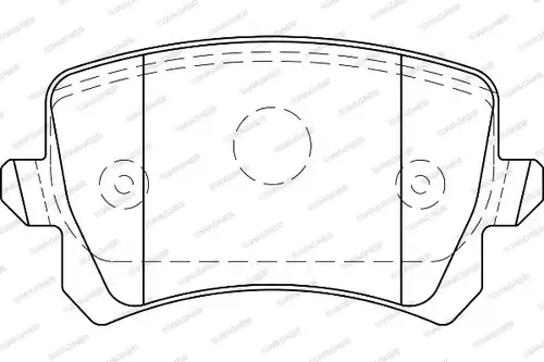 накладки WAGNER WBP24483A