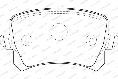 накладки WAGNER WBP24483B
