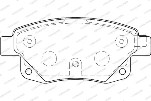 накладки WAGNER WBP24486A